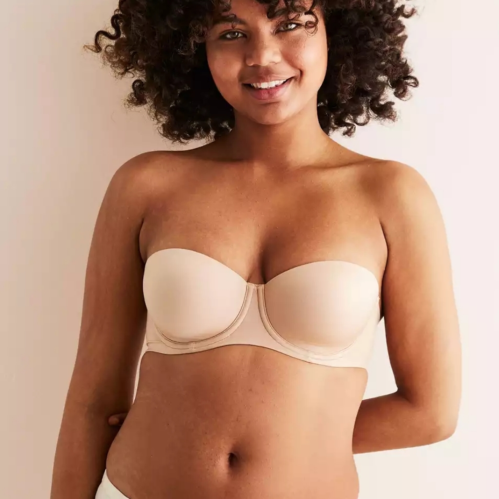 Aerie sunnie lightly lined strapless bra 36C